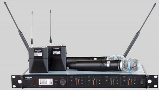 ULXD24Q/B58 SHURE四通道数字无线话筒接收机